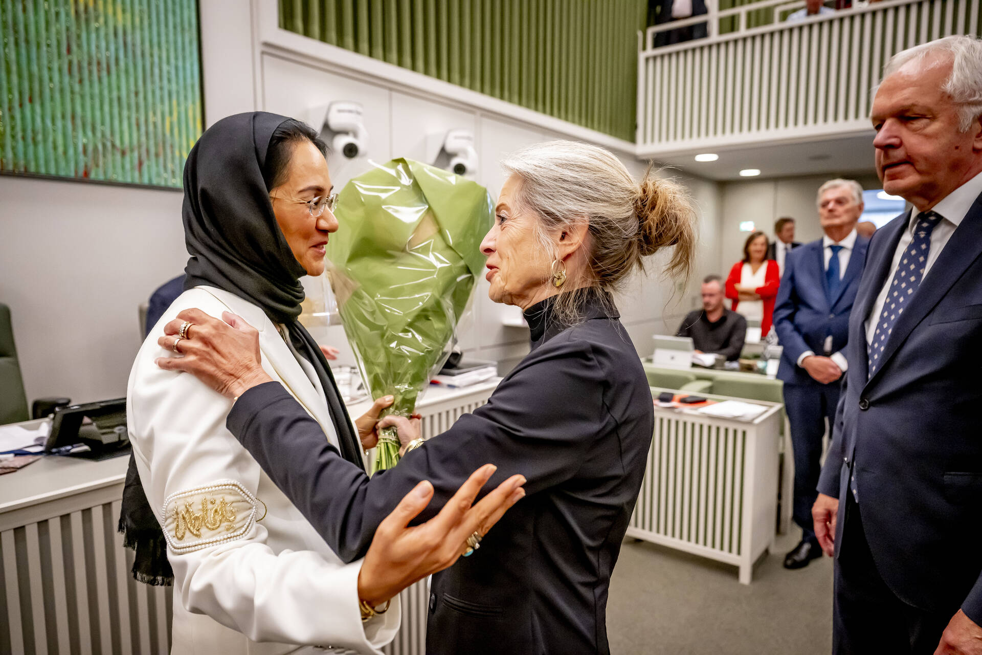 Felicitaties voor senator Musa van VVD-fractievoorzitter Klip-Martin