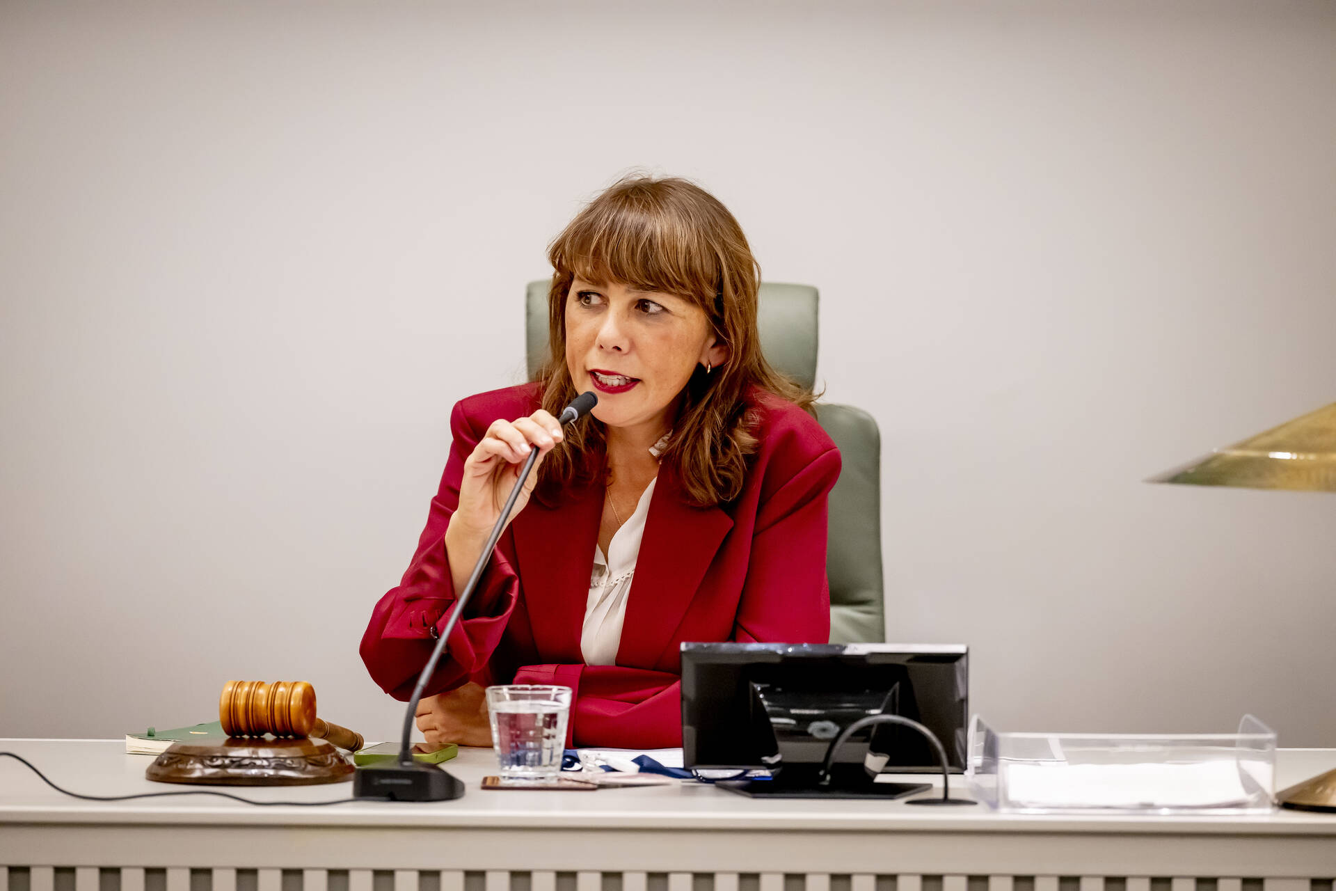 Mei Li Vos als waarnemend Voorzitter op 23 september 2025